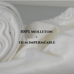 Protège Matelas 100% molleton + film imperméable