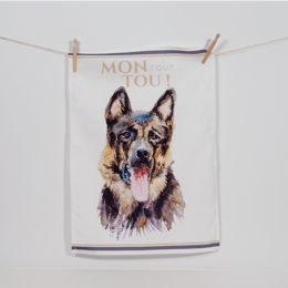 Torchon Imprimé Chiens
