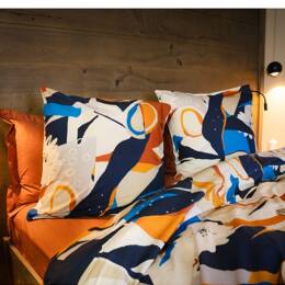 Taie d'oreiller en Percale imprimée Pikasso 65x65cm