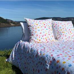 Taie d'oreiller en Percale imprimée Liberty 65x65cm