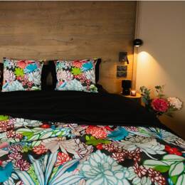 Drap plat imprimé Dahlia