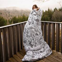 Drap plat imprimé Gravure