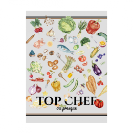 Torchon imprimé Gourmand