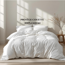Protège couette 100% coton