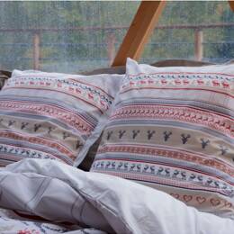 Taie d'oreiller en Percale imprimée tricot 65x65cm