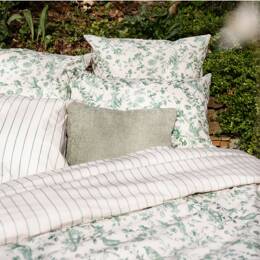 Taie d'oreiller en Percale imprimée jardin secret 65x65cm ou 50x75cm