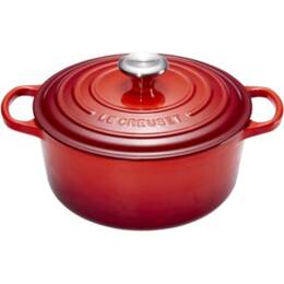 Cocotte LE CREUSET SIGNATURE Cerise diam24cm