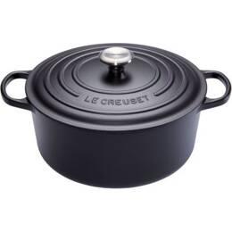 Cocotte LE CREUSET SIGNATURE Noire diam24cm