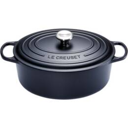 Cocotte LE CREUSET Signature noire 31 cm