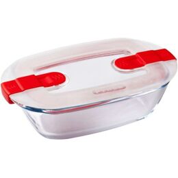 Lunch Box Pyrex® en verre avec couvercle étanche 12 x 12 cm- 0,8 L, Cook &  Go - Conservation des aliments - Achat & prix