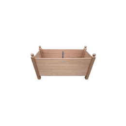 Jardinière bagnoles en iroko massif