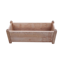 Jardinière iroko massif