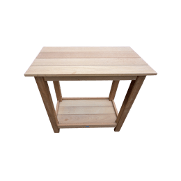 Table en iroko massif sans rallonge