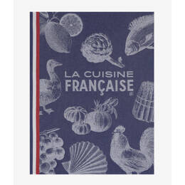 Torchon Bleu "La Cuisine Française" - Élysée x Le Jacquard Français