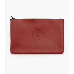 Pochette en cuir rouge - Élysée x Larmorie