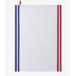Essuie-mains "Coco-Rico" Blanc - Le Jacquard Français x Élysée