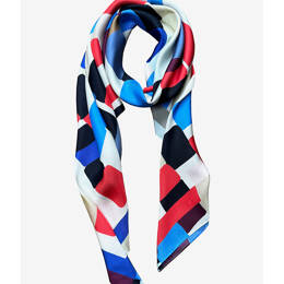 Carré de soie Élysée x Be Parisian