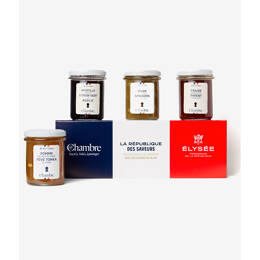 Coffret 4 Confitures "La République des Saveurs" - Élysée x La Ch