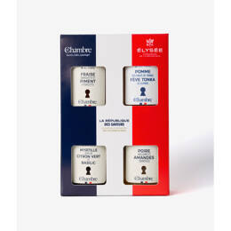 Coffret 4 Confitures "La République des Saveurs" - Élysée x La Ch