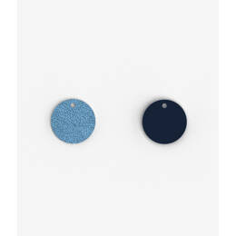 Cuir pour pendentif 16mm - Ciel Etoilé / Marine - Les Georgettes