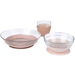 Coffret repas en verre x duralex barbe à papa