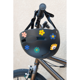 Stickers autocollants réfléchissants vélo de titouan fleurs