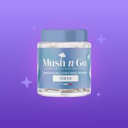 Focus-cure champignon adaptogènes 2 mois