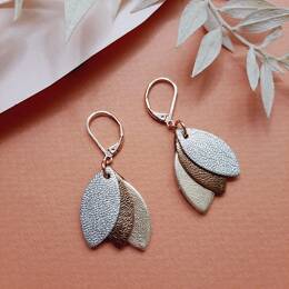 Boucles en cuir les chouchous glacé