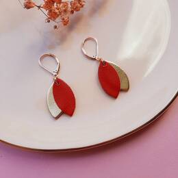 Boucles légères les loulous rouge