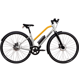 Vélo électrique parco 006 cadre bas jaune
