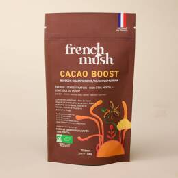 Boisson boost cacao énergie douce et concentration 60 doses french mush