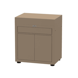 Meuble cuisine extérieure taupe avec tiroir 80 x 55 cm - le marquier