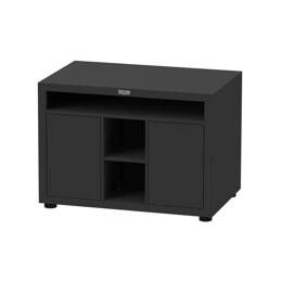 Meuble cuisine extérieure noir pour cuisson xl 110 x 70 cm - le marquier