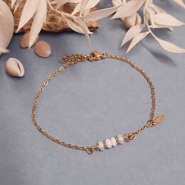 Bracelet pierres mini rêve mariage blanc