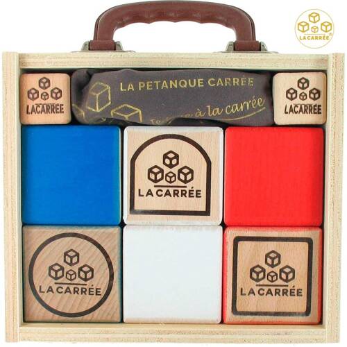 La pétanque à boules carrées - jeu bois