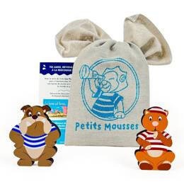 Animaux en bois du jura - chien & chat