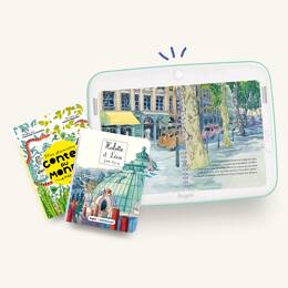 Bugali - tablette de lecture sans écran - pack 5+