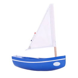 Bateau le bâchi bleu 17cm