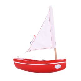 Bateau le bâchi rouge 17cm