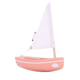 Bateau le bâchi rose 17cm