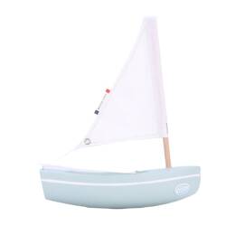 Bateau le bâchi vert d'eau 17cm