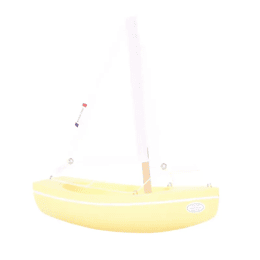 Bateau le sloop jaune 21cm