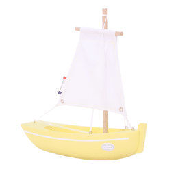 Bateau le misainier jaune 22cm