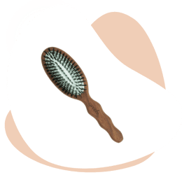 Brosse pneumatique moyen modèle 100% poils de sanglier