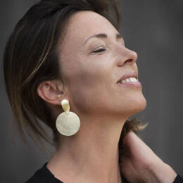 Boucles Sabrina doré - Platine