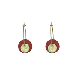 Boucles Oriane plusieurs coloris - Rouge