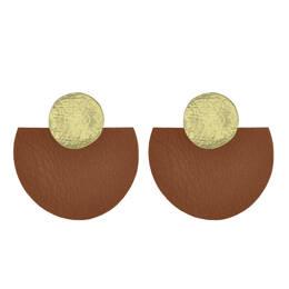 Puces d'oreilles Marga - Camel