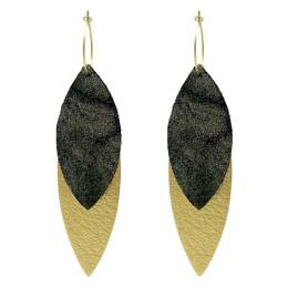 Boucles d'oreilles Elsa - Noirpaillettes