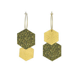 Boucles Mylène - Kakipaillettes