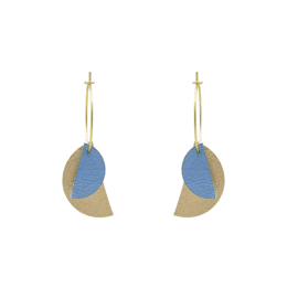 Créoles Clara - bleupastel